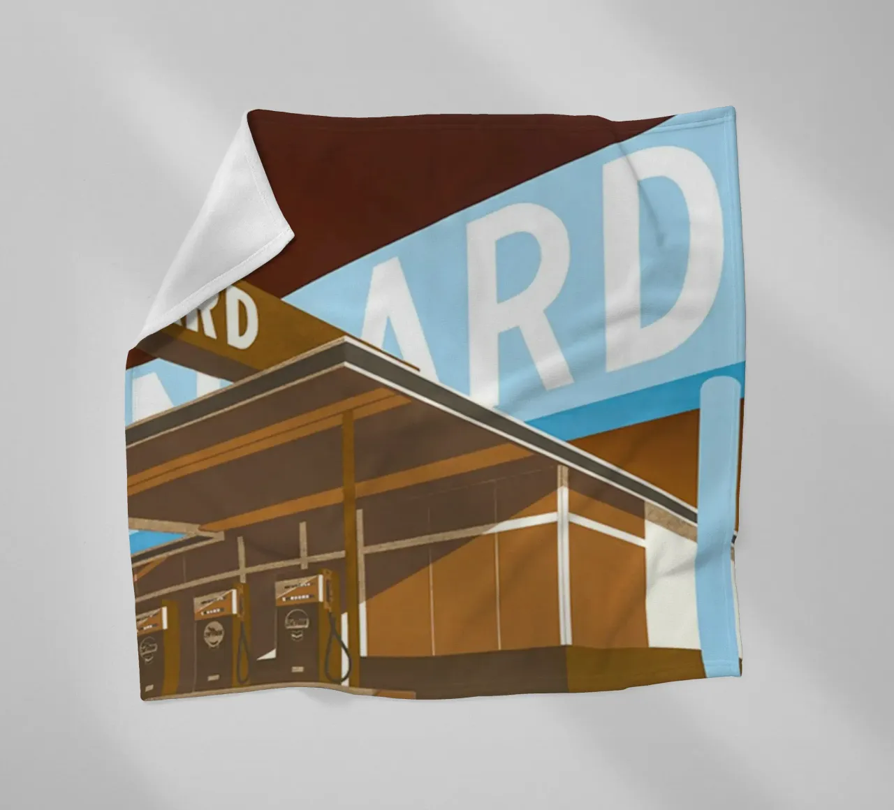 Ed Ruscha Doppio standard coperta in pile da Marcobarshop