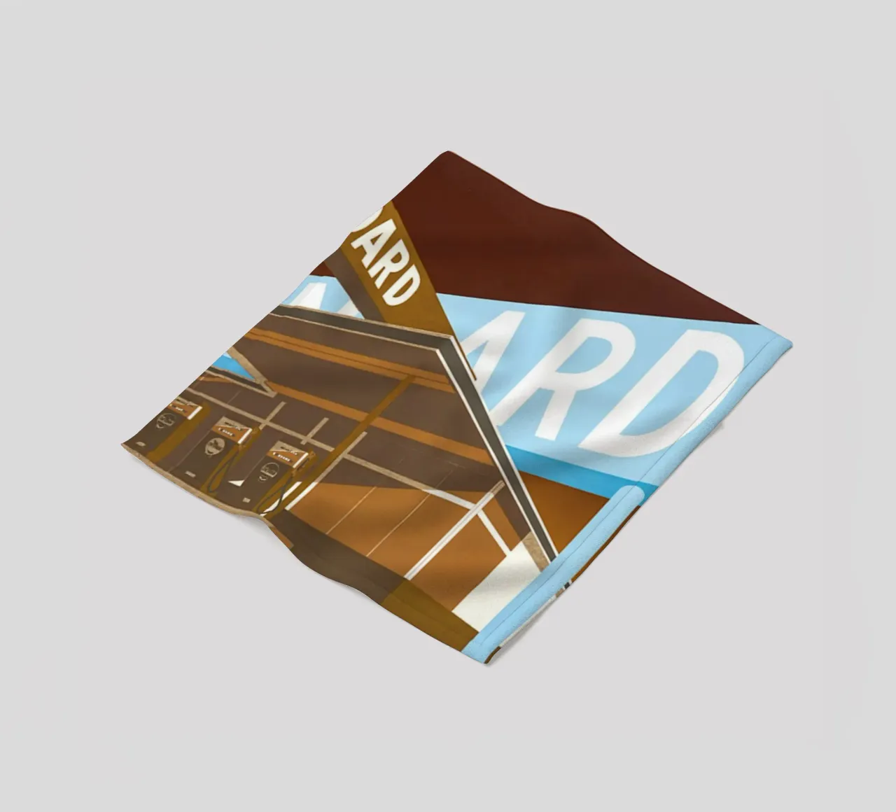 Ed Ruscha Doppio standard coperta in pile da Marcobarshop