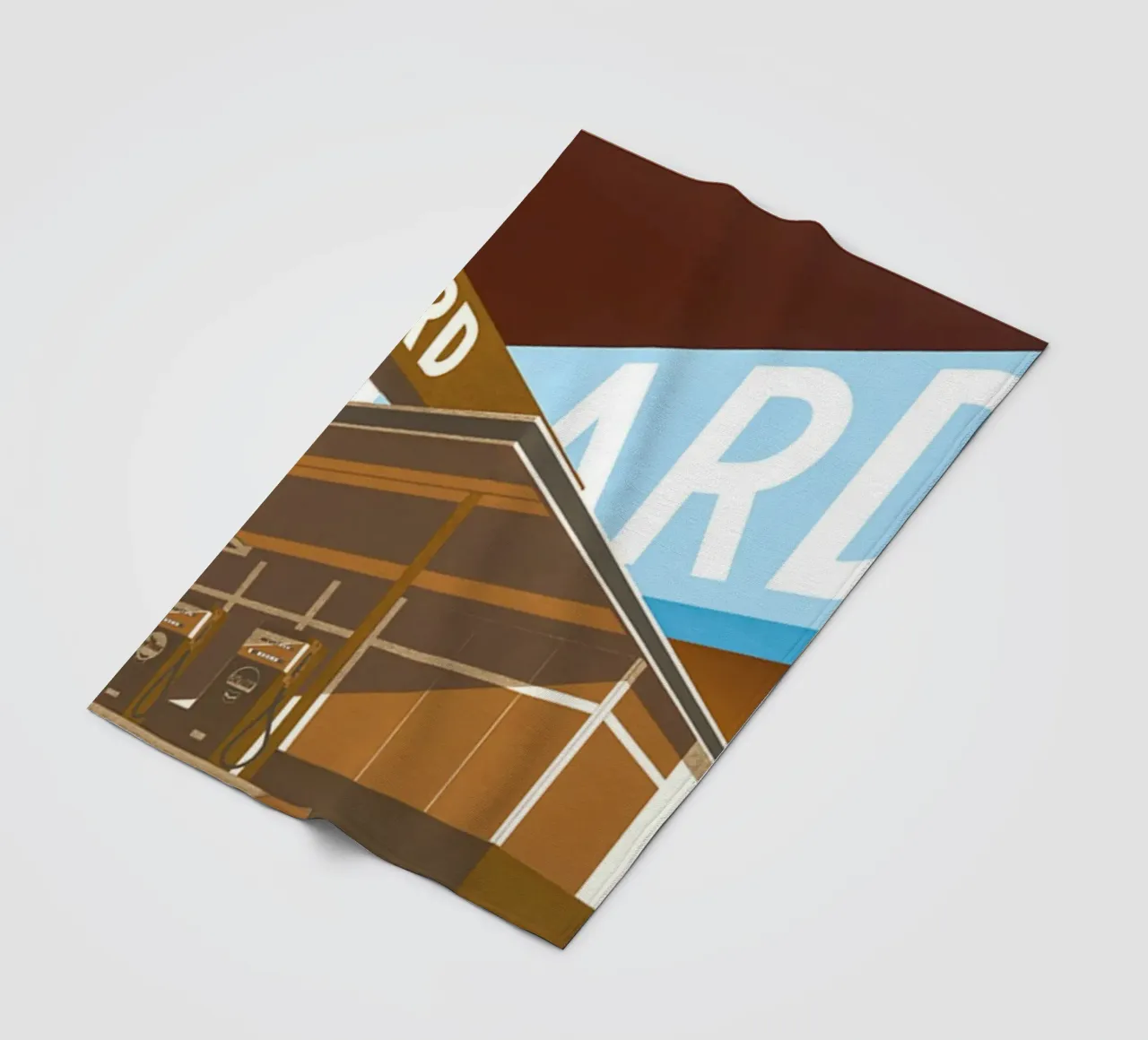 Ed Ruscha Doppio standard coperta in pile da Marcobarshop