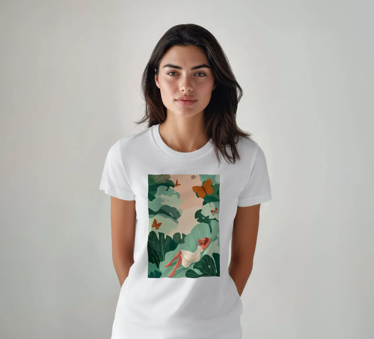 Butterfly Dreams I t-shirt van Clara August