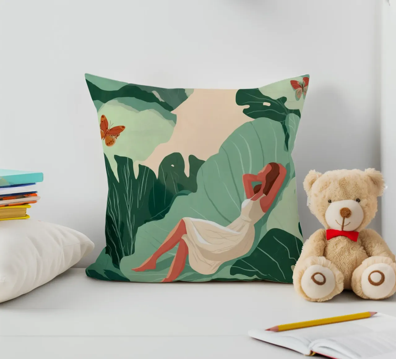 Butterfly Dreams I cuscino da Clara August