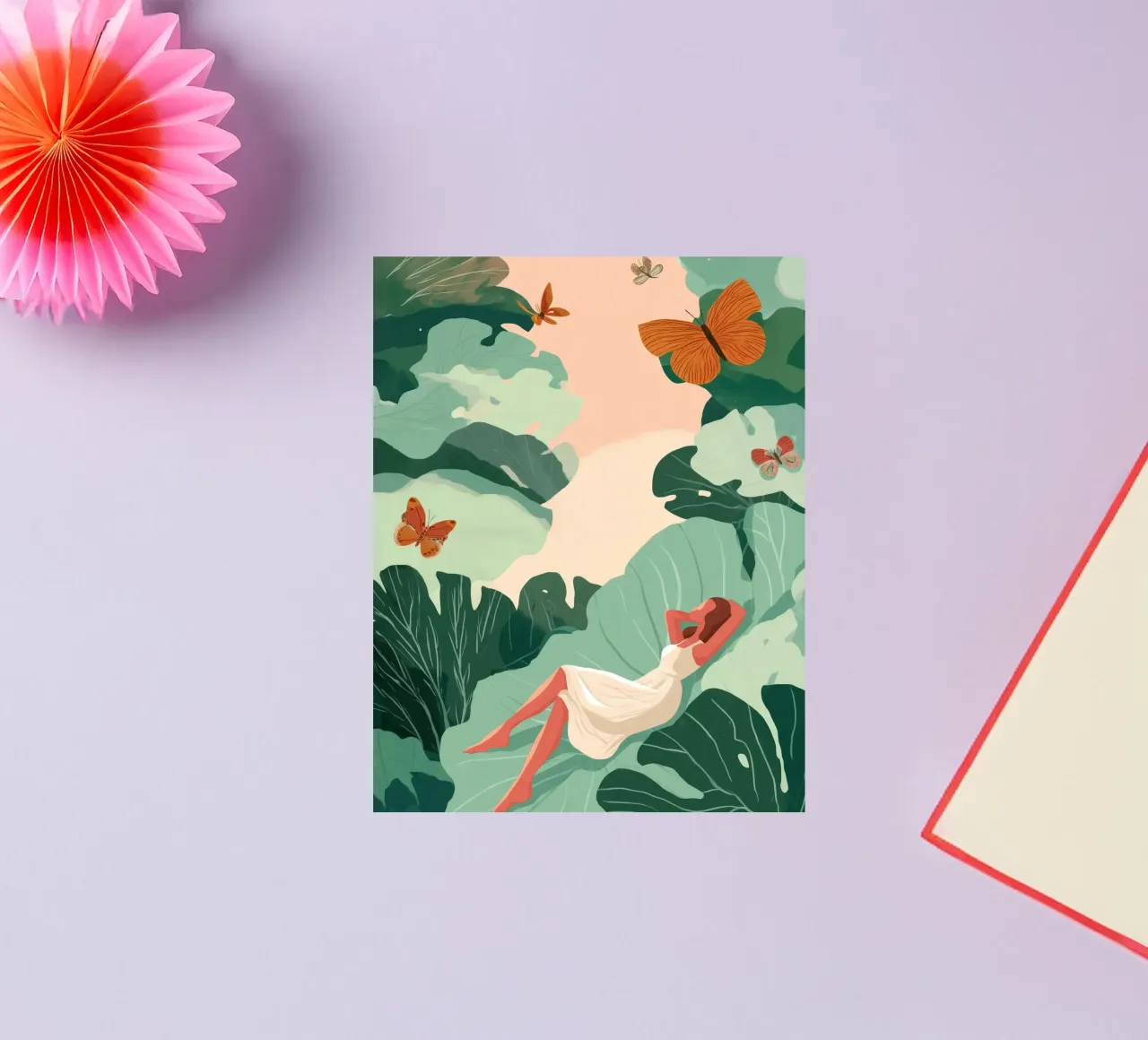 Butterfly Dreams I sticker by Clara August