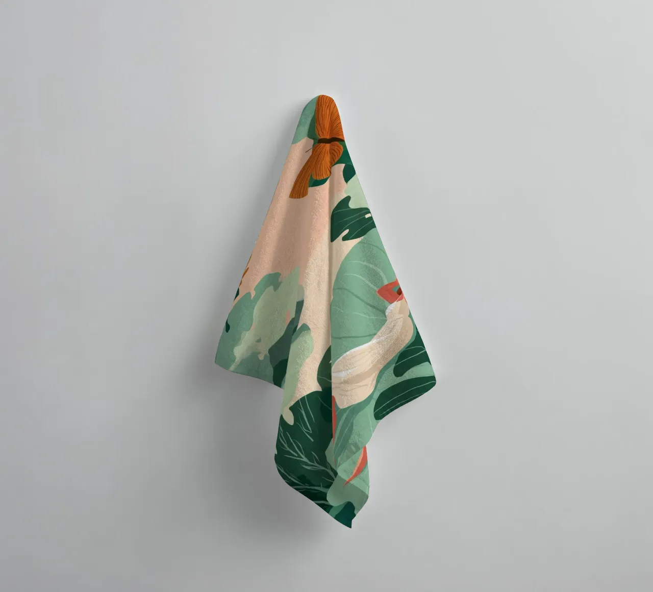 Butterfly Dreams I towel by Clara August