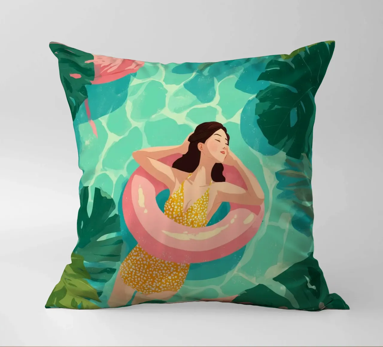 Flamingo Dreams I cuscino da Clara August