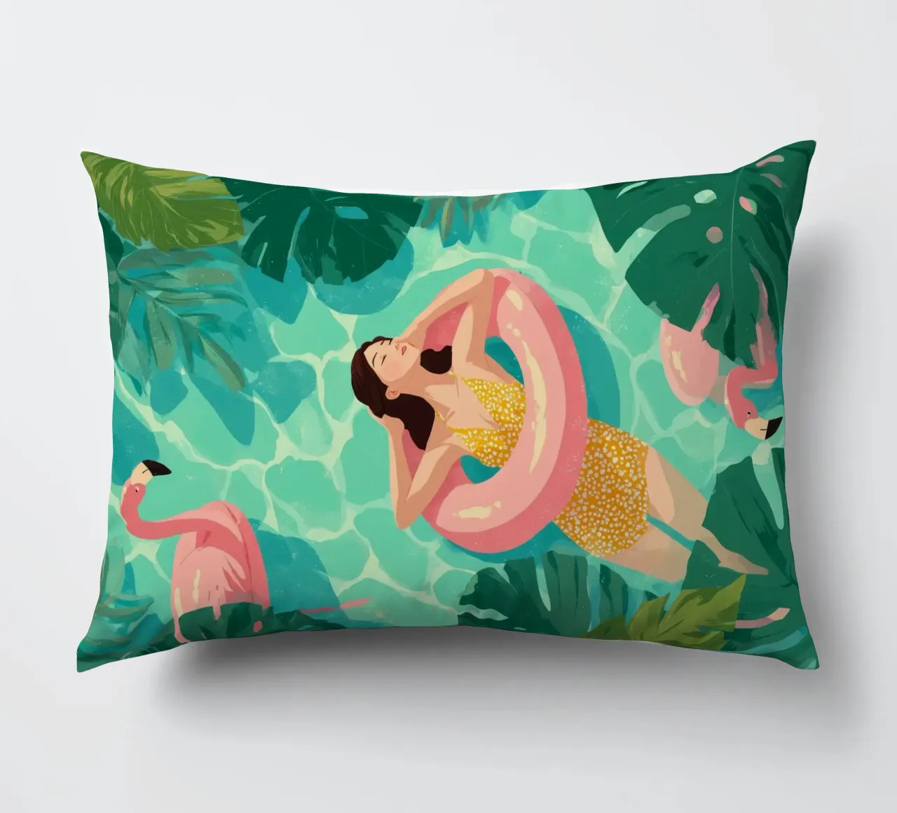 Flamingo Dreams I cuscino da Clara August
