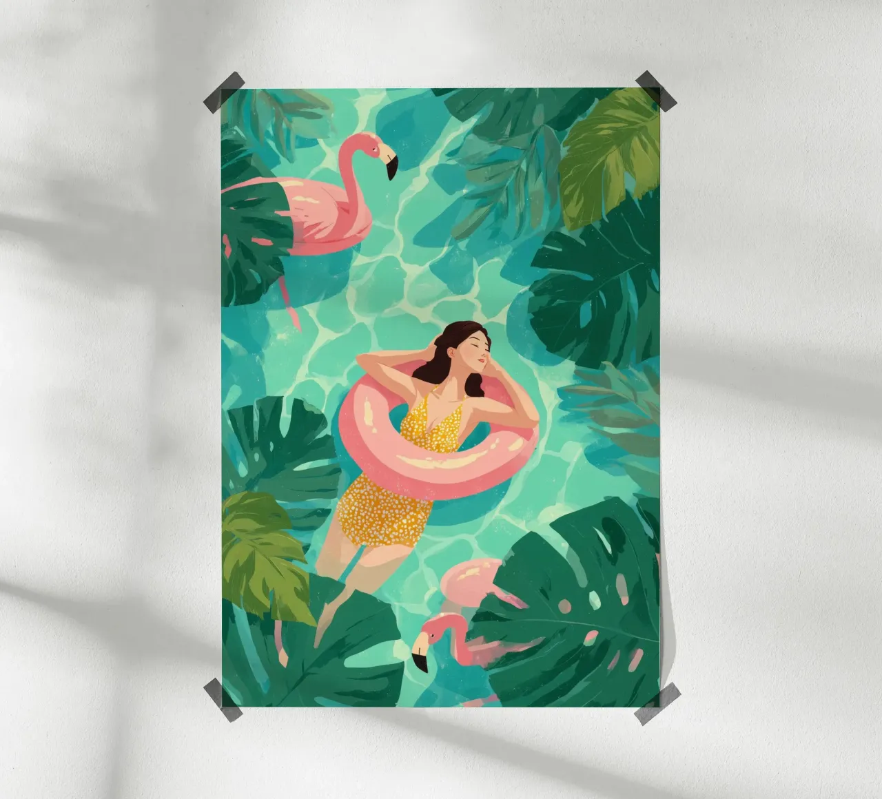Flamingo Dreams I carta hahnemühle da Clara August