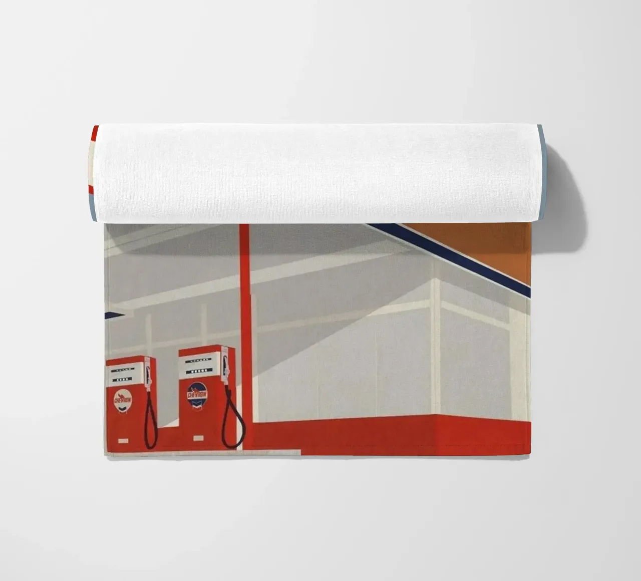 Ed Ruscha Stazione standard telo mare da Marcobarshop