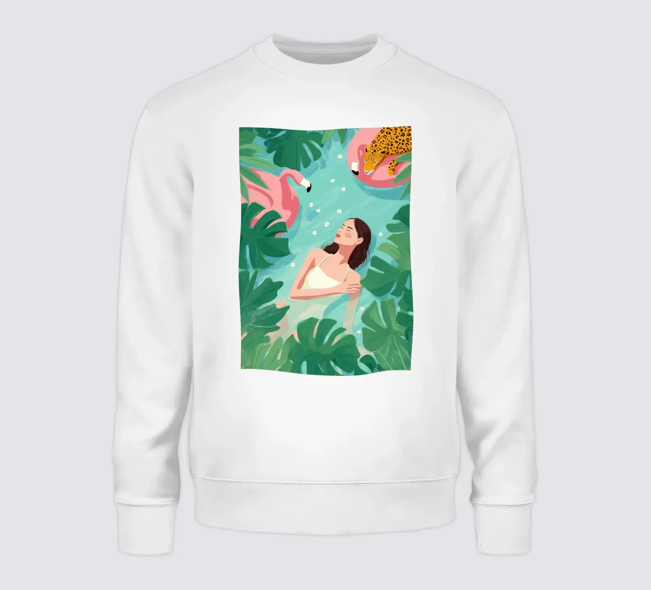 Flamingo Dreams II felpa da Clara August