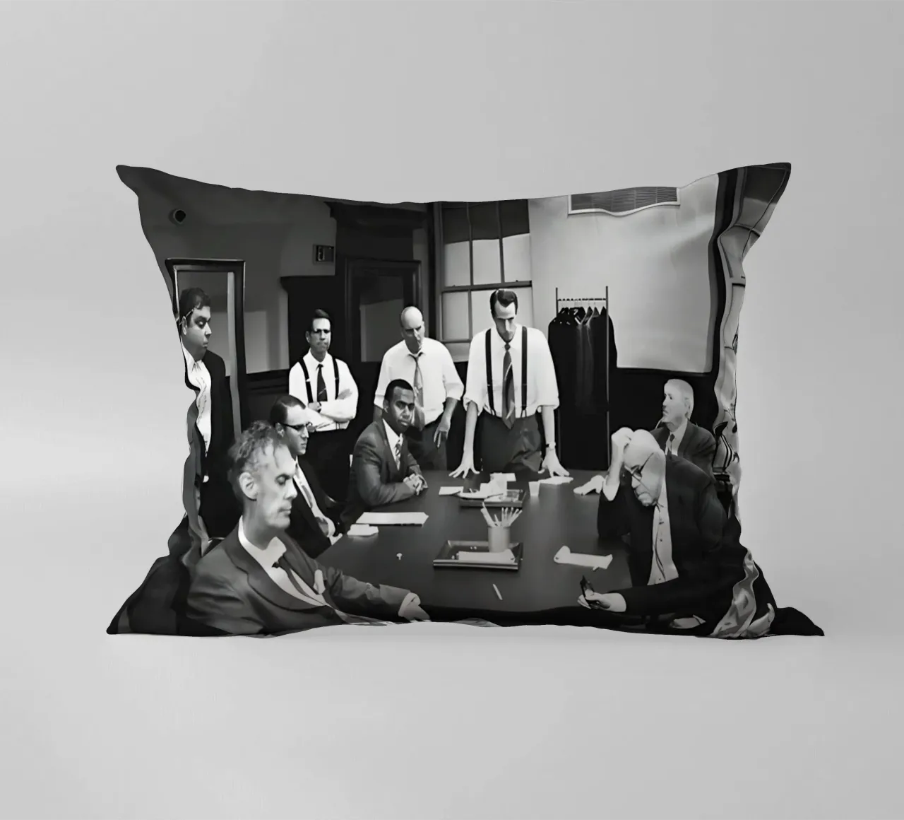 Twelve Angry Men cuscino da Low poly art