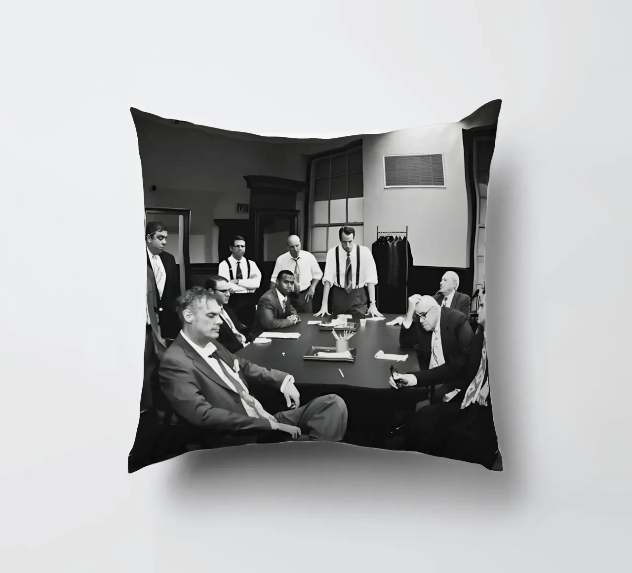 Twelve Angry Men cuscino da Low poly art