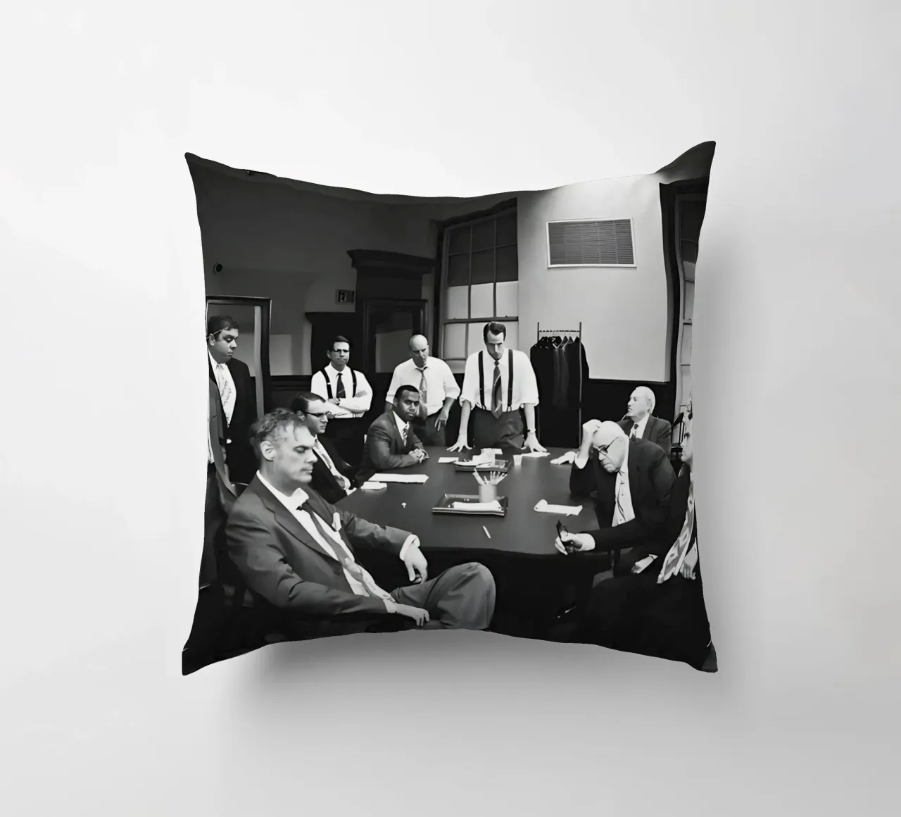 Twelve Angry Men cuscino da Low poly art