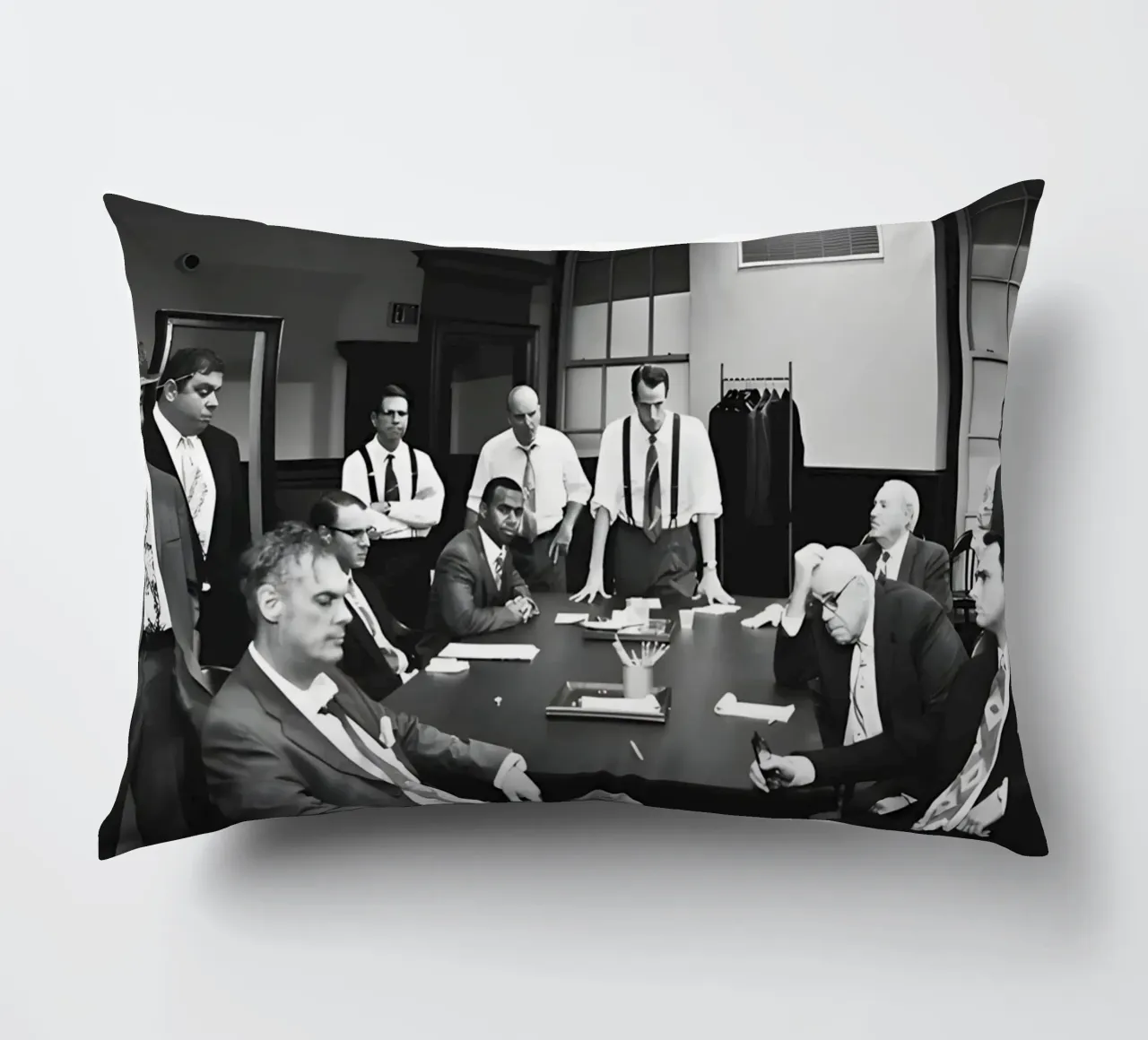 Twelve Angry Men cuscino da Low poly art