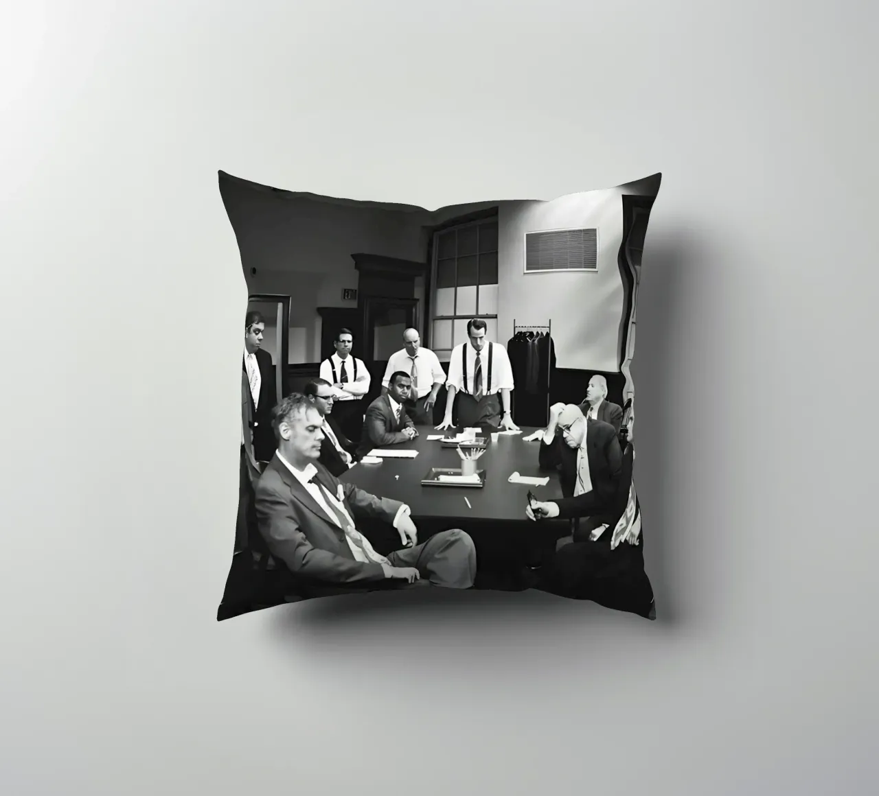 Twelve Angry Men cuscino da Low poly art