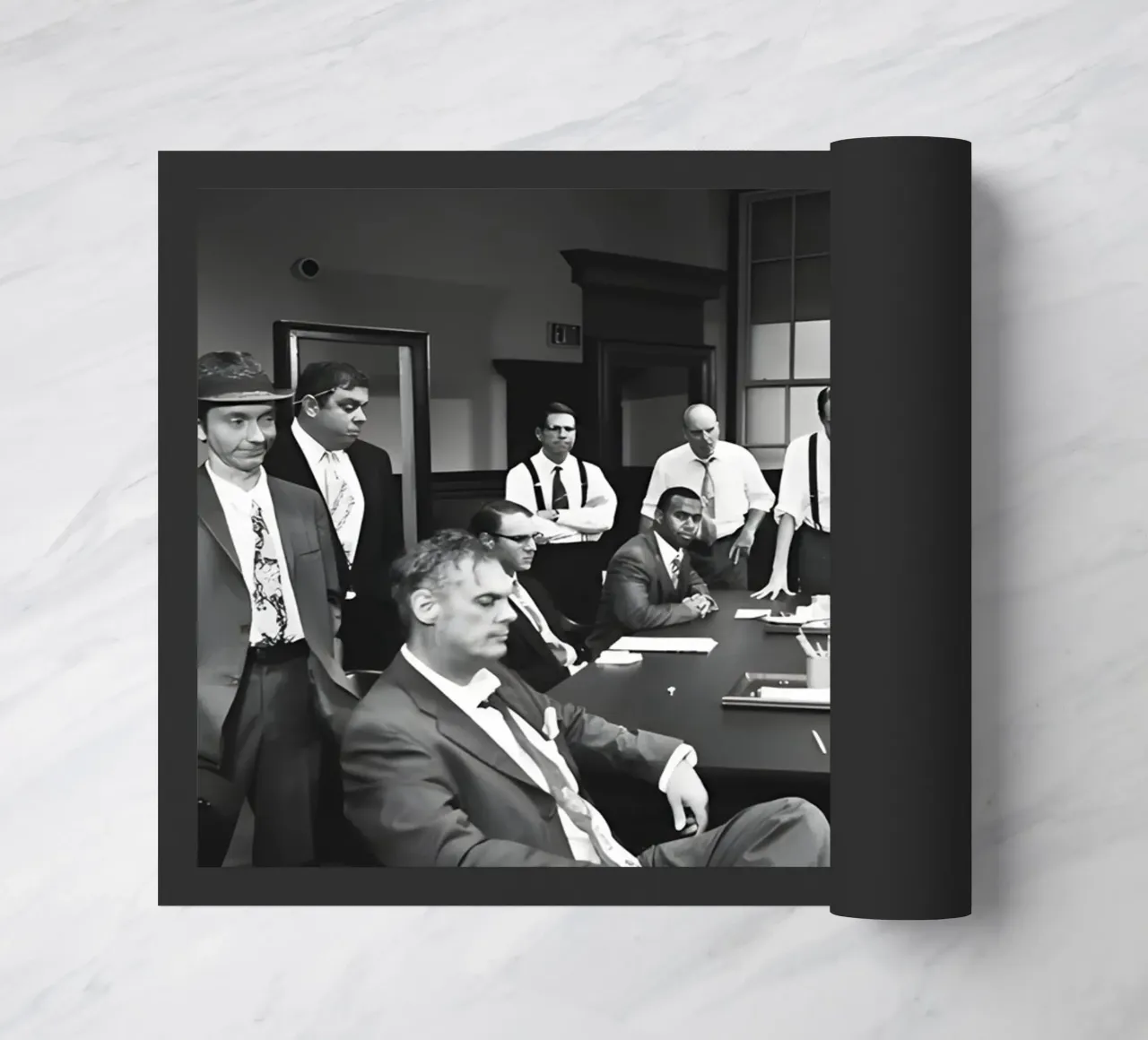 Twelve Angry Men zerbino da Low poly art
