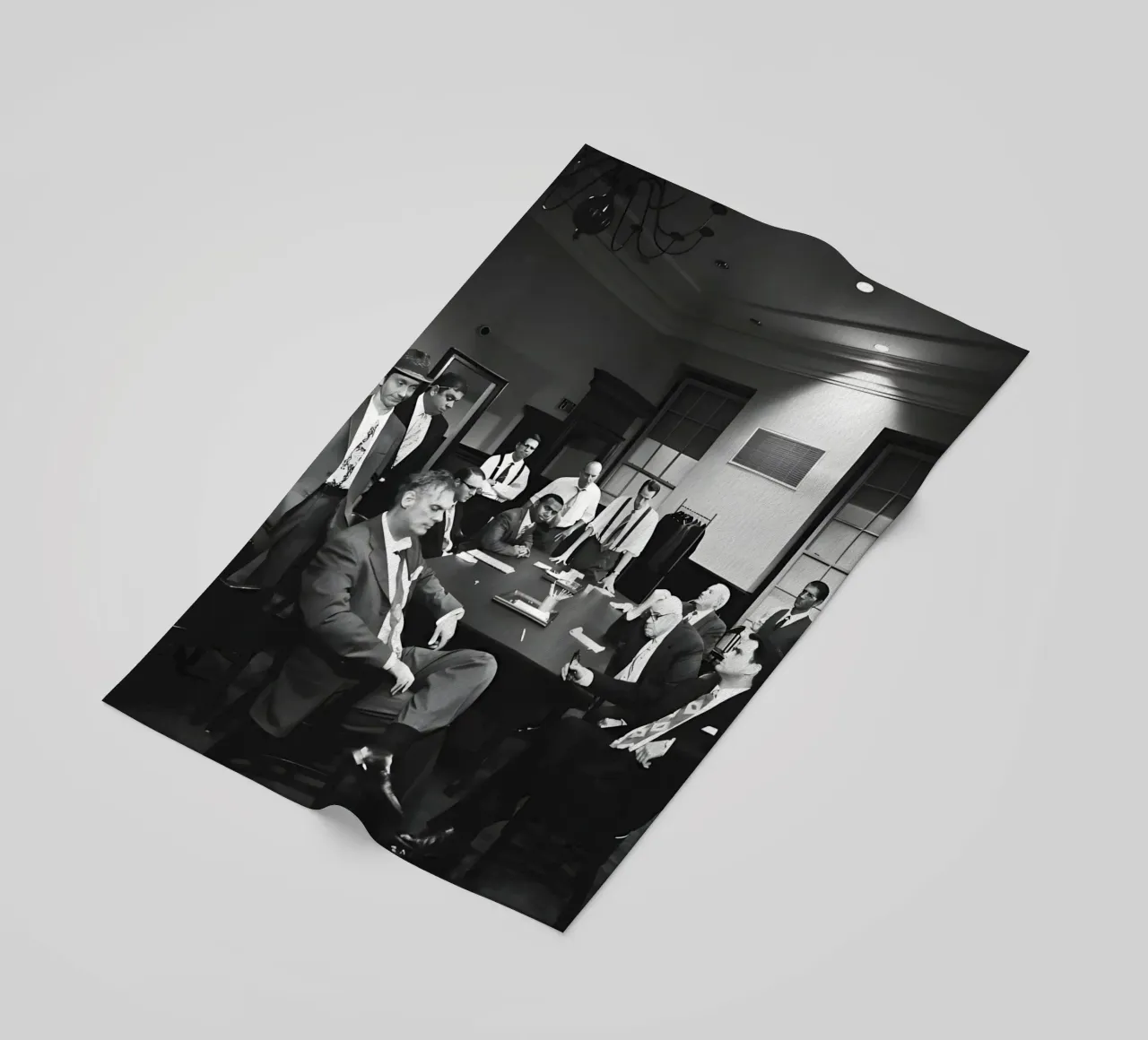 Twelve Angry Men telo mare da Low poly art