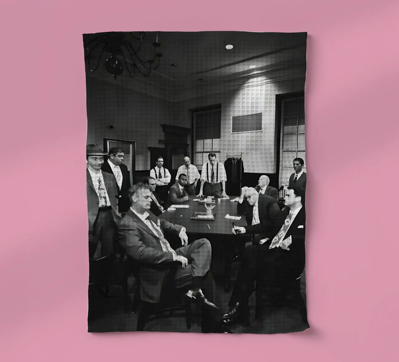 Twelve Angry Men canovaccio da cucina da Low poly art