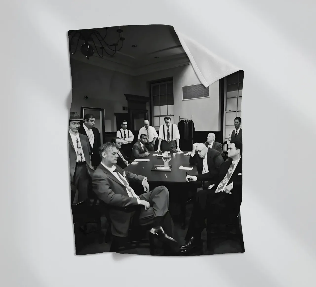 Twelve Angry Men coperta in pile da Low poly art