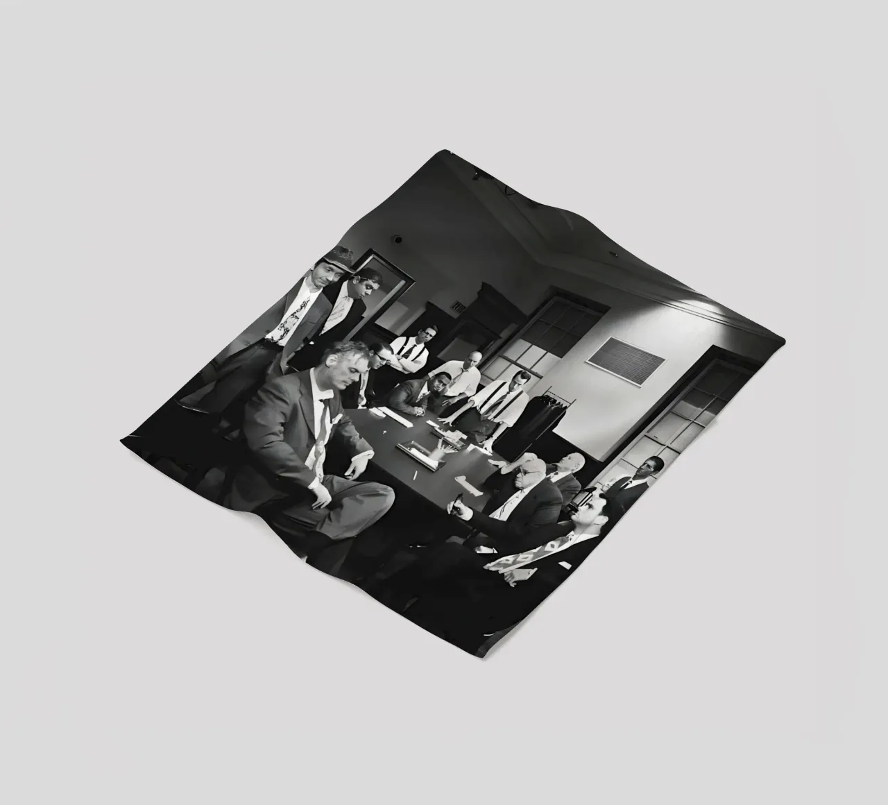 Twelve Angry Men coperta in pile da Low poly art
