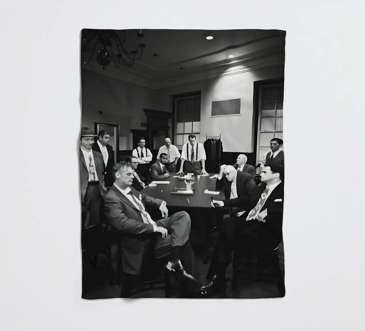 Twelve Angry Men coperta in pile da Low poly art