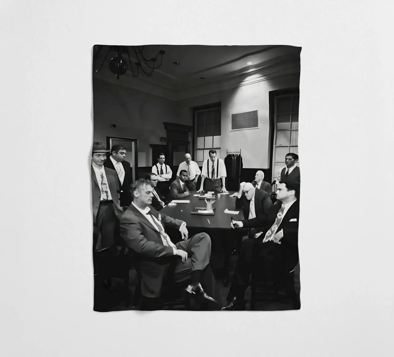 Twelve Angry Men coperta in pile da Low poly art