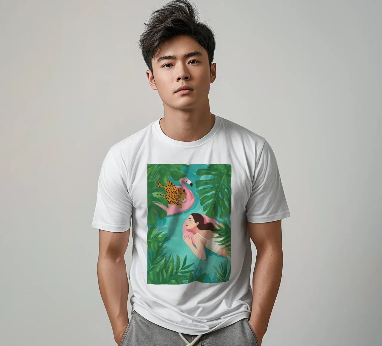 Flamingo Dreams III t-shirt da Clara August