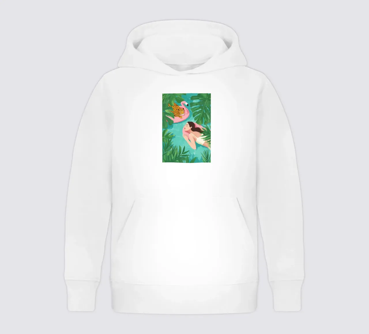 Flamingo Dreams III felpa bambino con cappuccio da Clara August