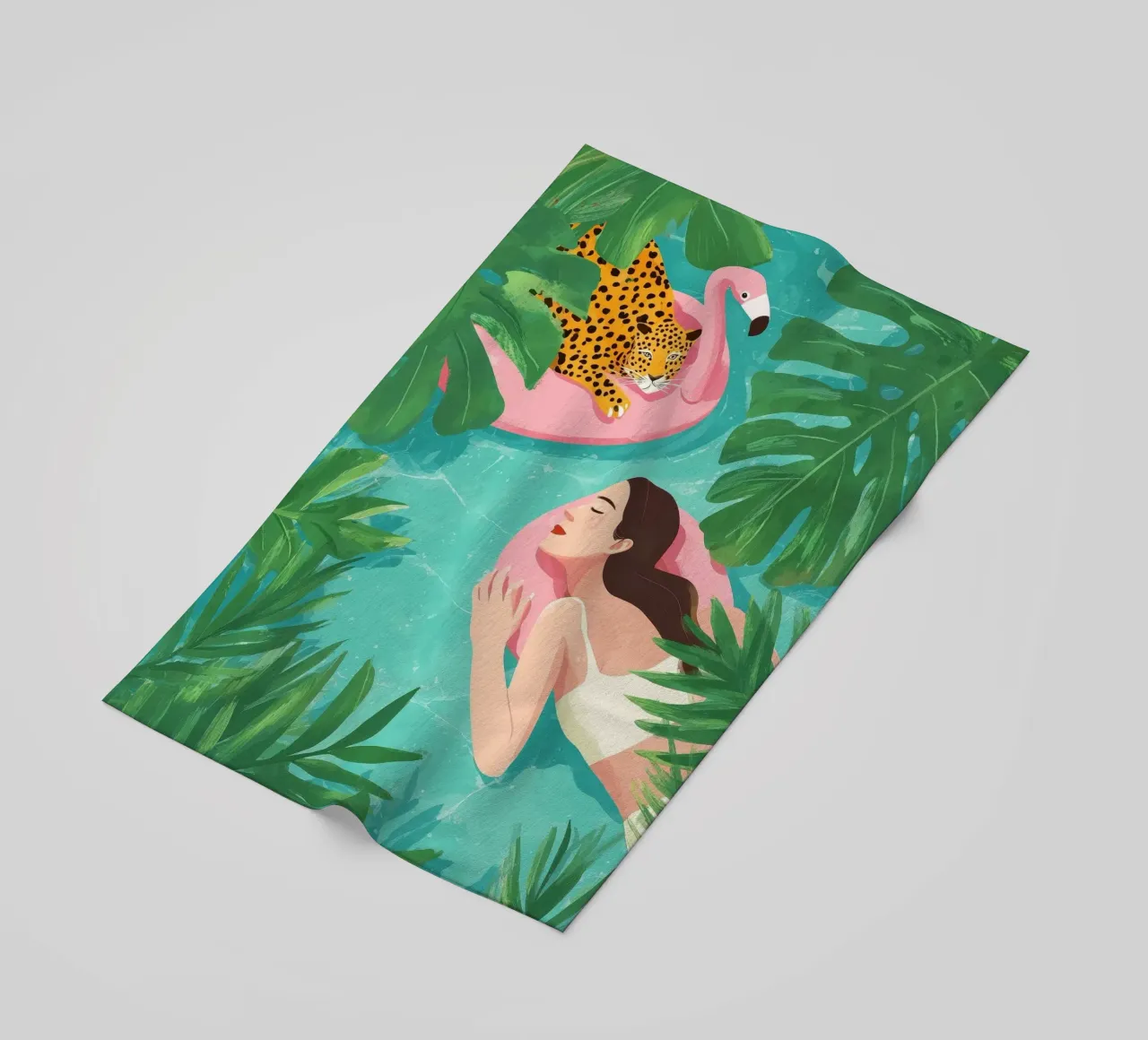 Flamingo Dreams III telo mare da Clara August