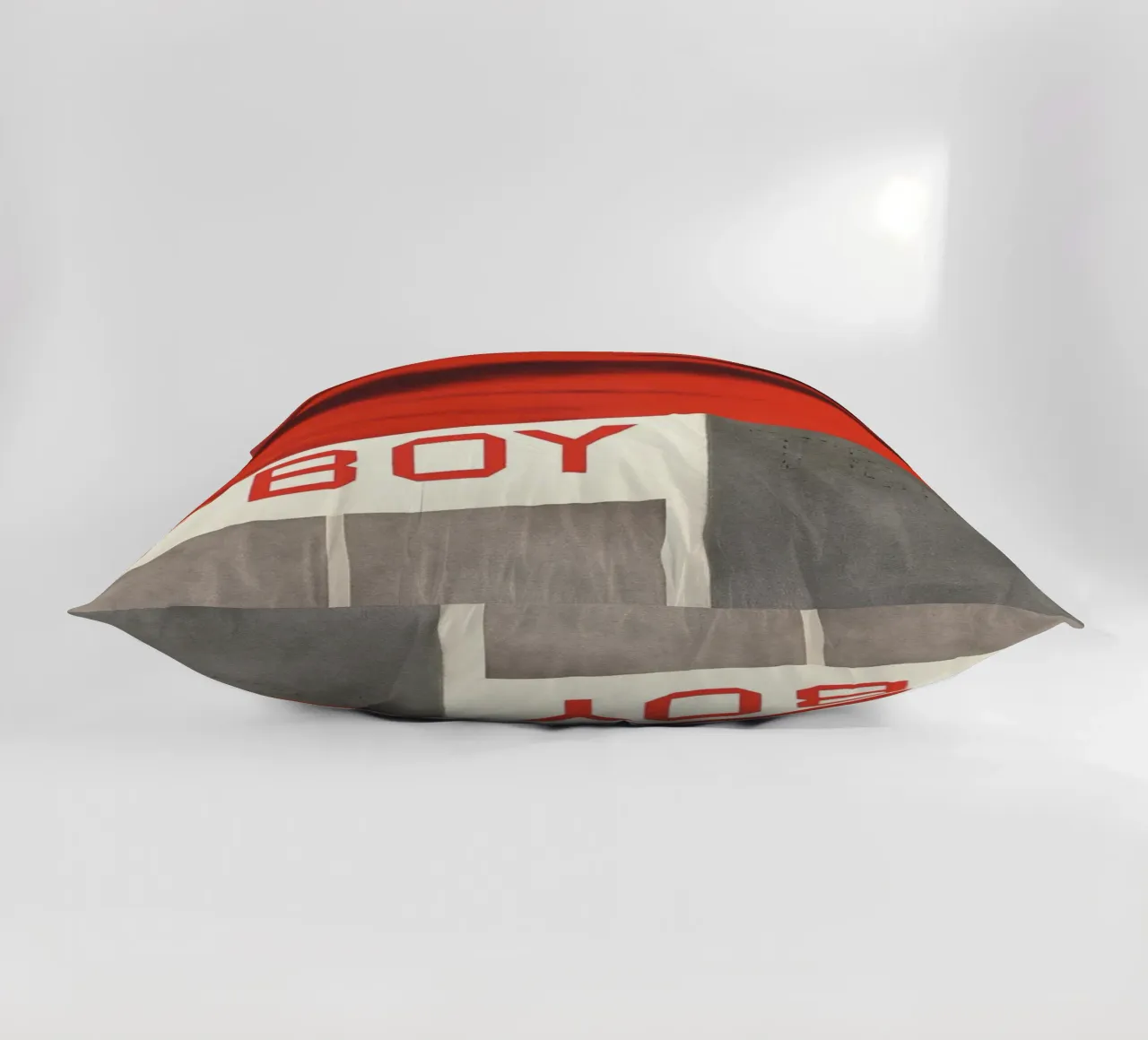Ed Ruscha Ragazzo grasso Tech-Chem cuscino da Marcobarshop