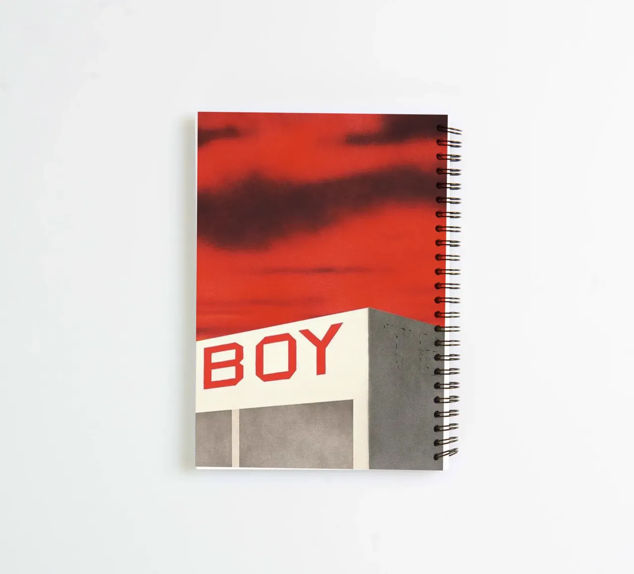 Ed Ruscha Fat Boy Tech-Chem spiral notebook by Marcobarshop