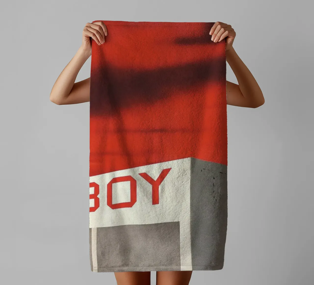 Ed Ruscha Ragazzo grasso Tech-Chem asciugamano da bagno da Marcobarshop