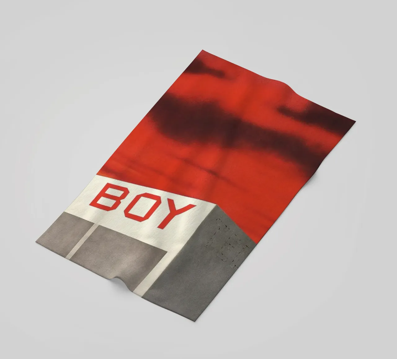Ed Ruscha Ragazzo grasso Tech-Chem telo mare da Marcobarshop