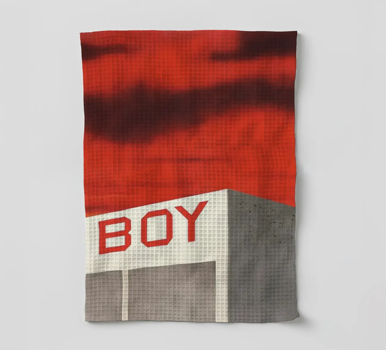 Ed Ruscha Ragazzo grasso Tech-Chem canovaccio da cucina da Marcobarshop