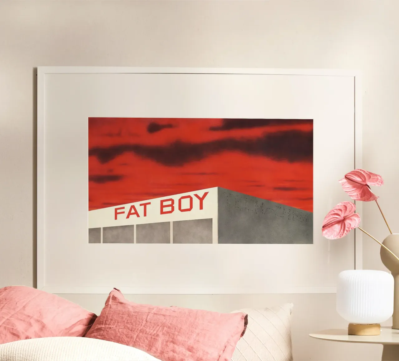 Ed Ruscha Fat Boy Tech-Chem hahnemühle by Marcobarshop
