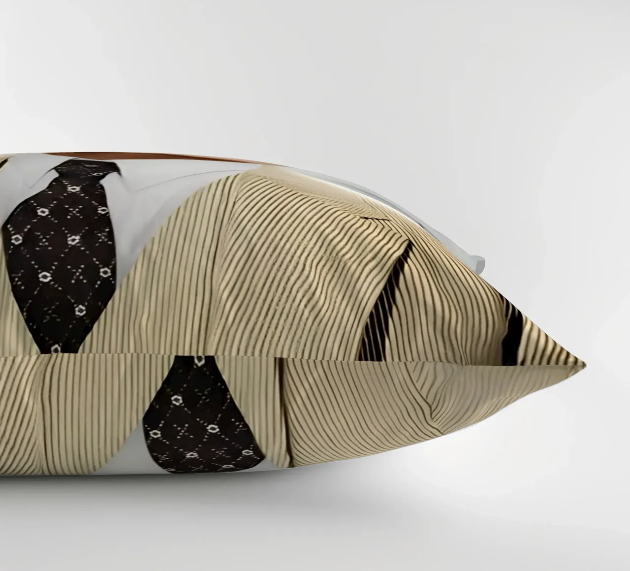 Atticus Finch decorative cushion by Low poly art