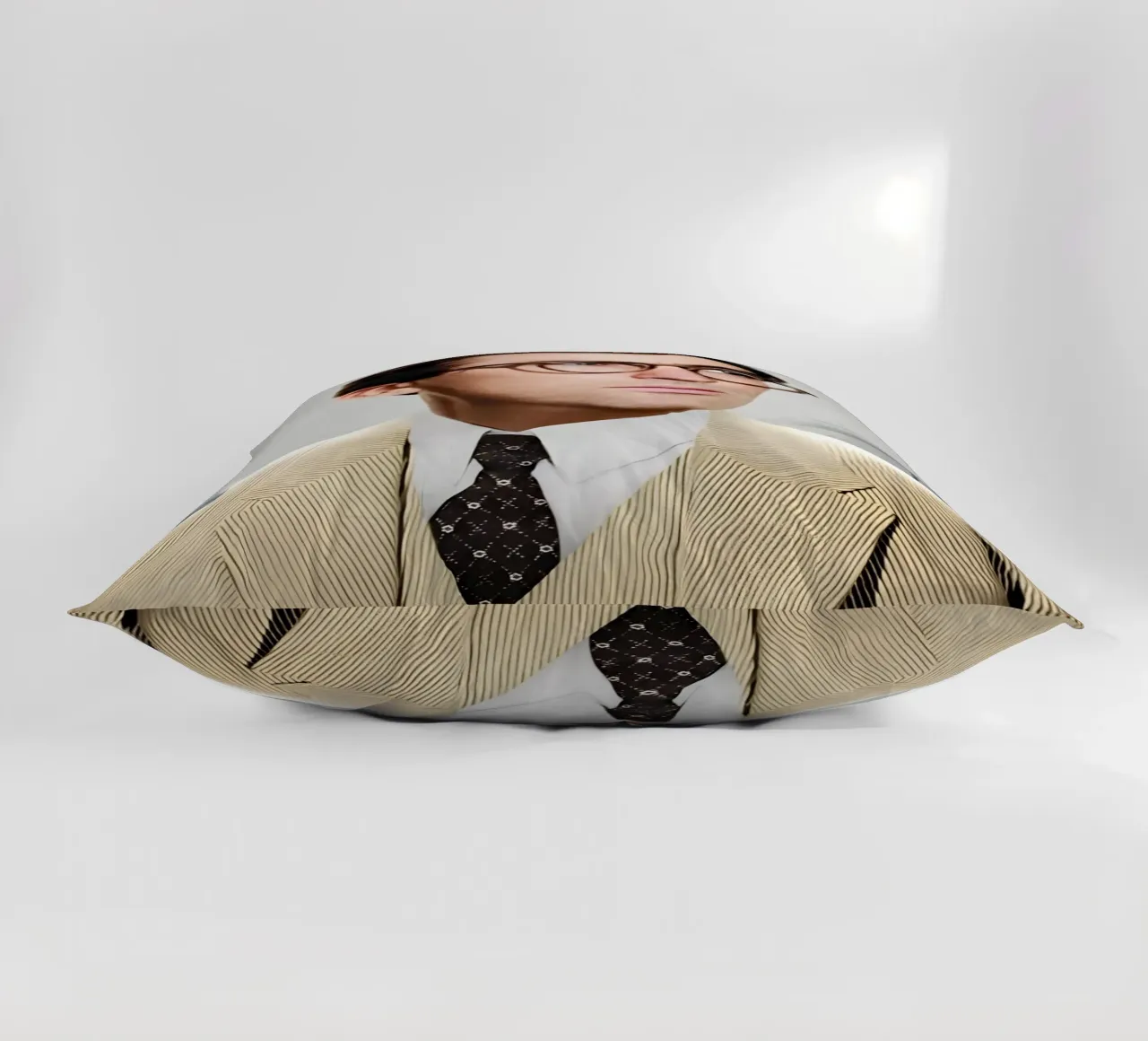 Atticus Finch decorative cushion by Low poly art