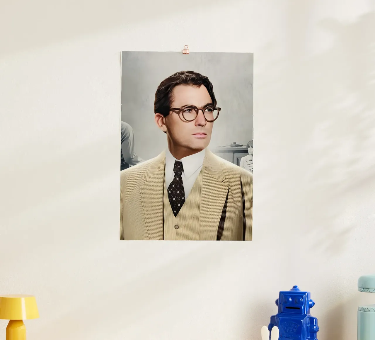 Atticus Finch hahnemühle by Low poly art
