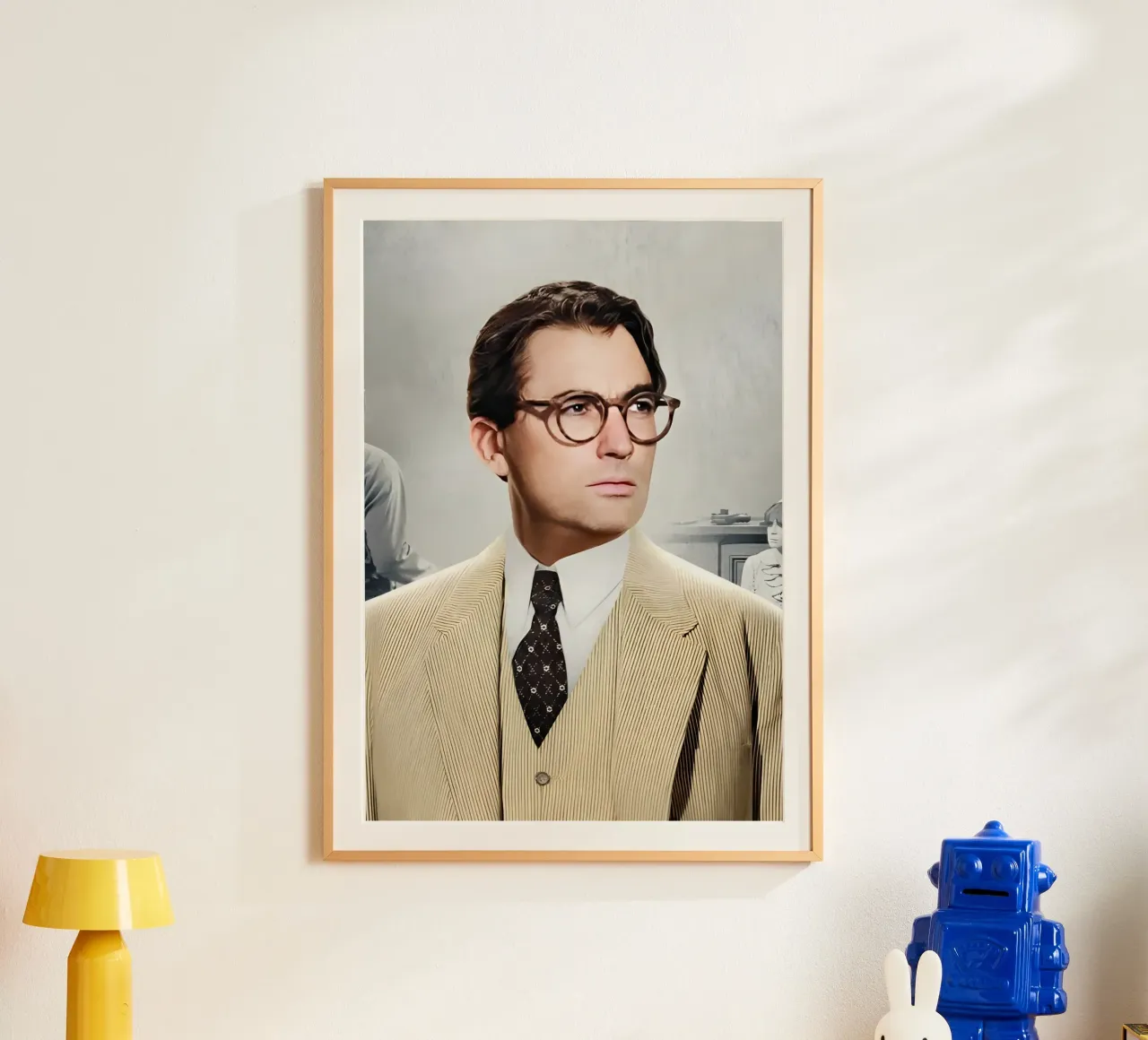 Atticus Finch hahnemühle by Low poly art