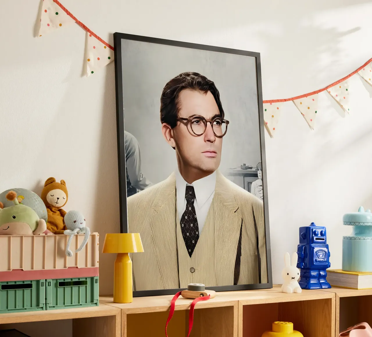 Atticus Finch hahnemühle by Low poly art