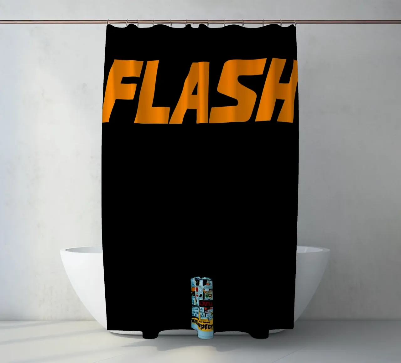 Ed Ruscha Flash La Times tenda da doccia da Marcobarshop