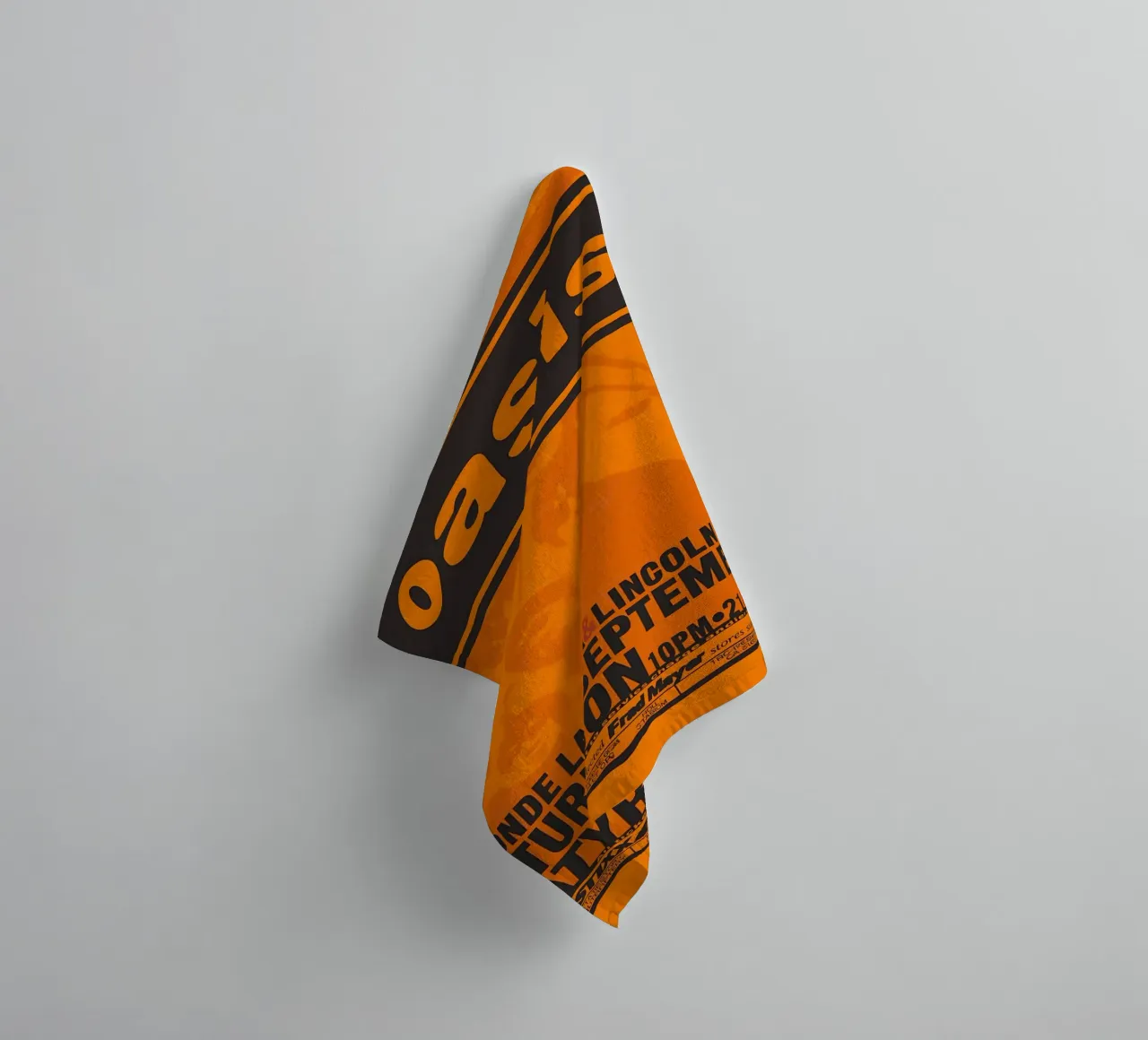 Oasis First US Tour Satyricon Concert (1994) towel by DGUnder