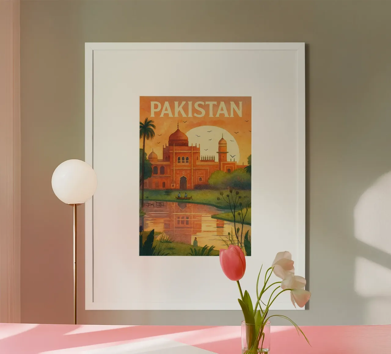 Il Pakiistan dipinge l'immaginazione poster da Diamond