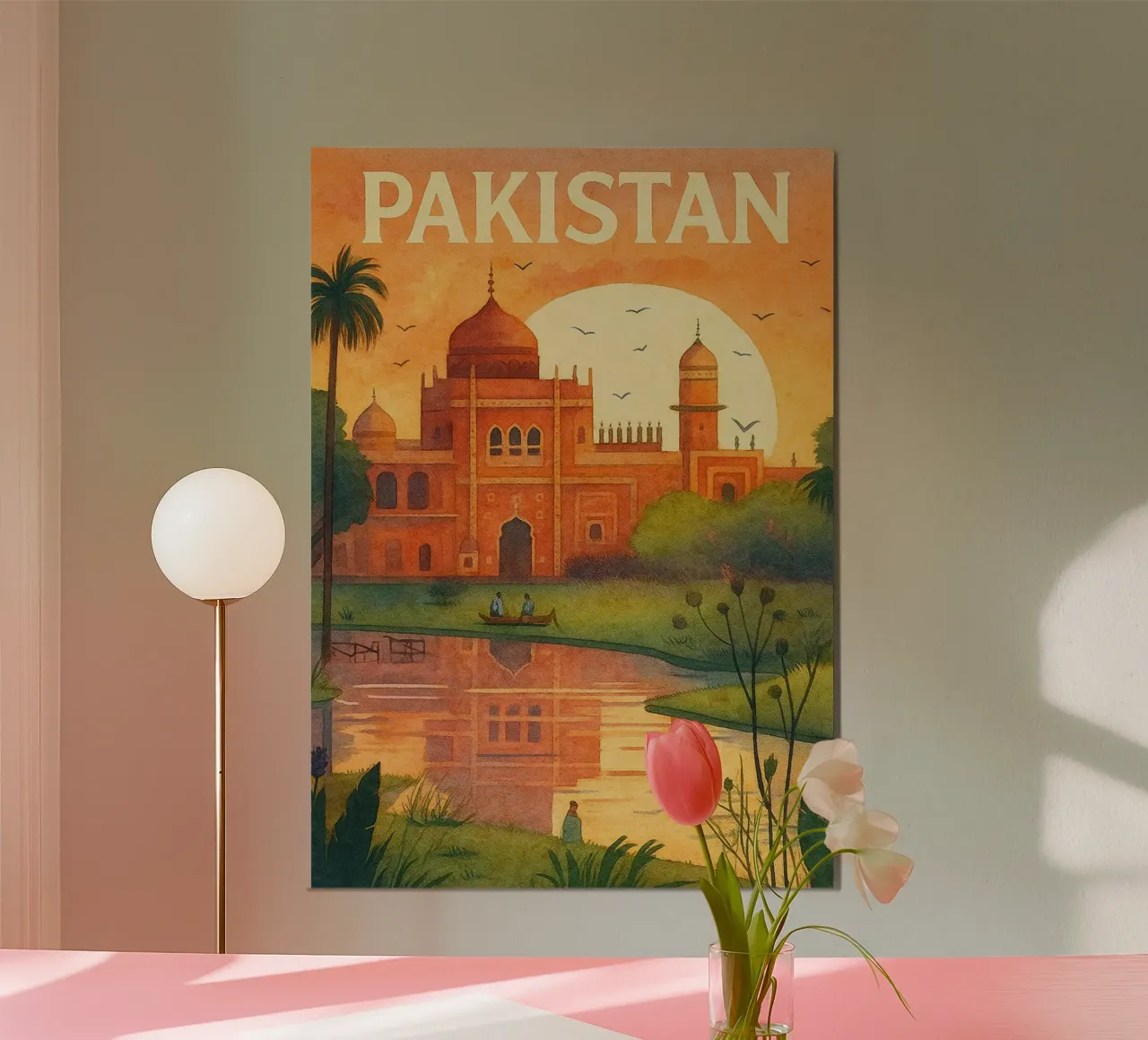 Il Pakiistan dipinge l'immaginazione poster da Diamond