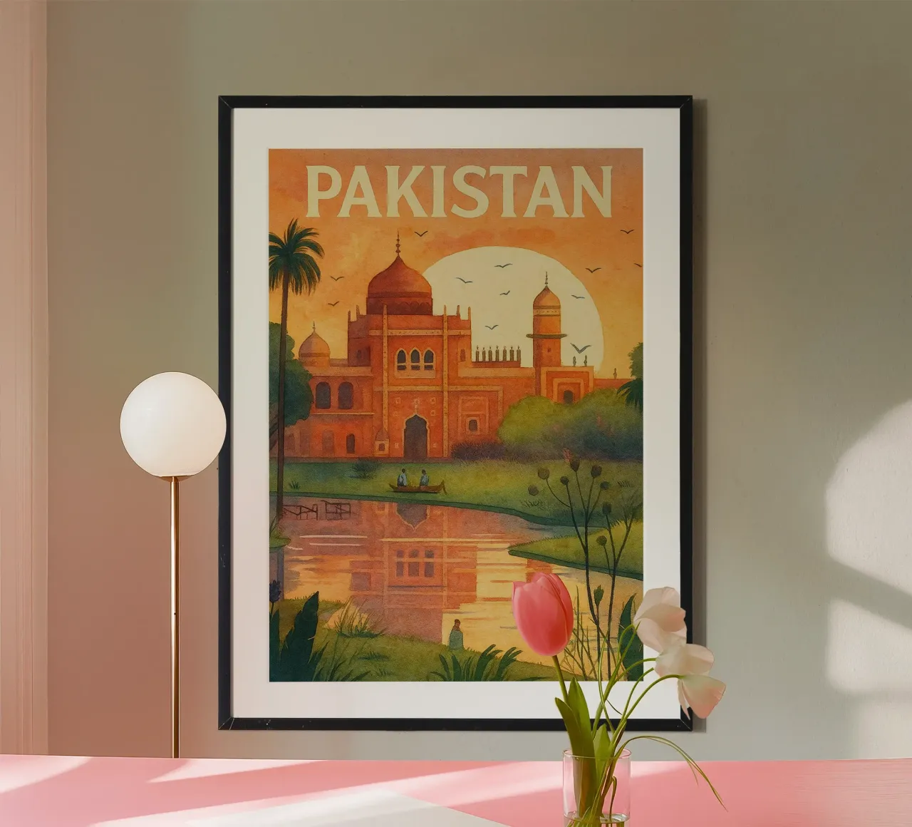 Il Pakiistan dipinge l'immaginazione poster da Diamond