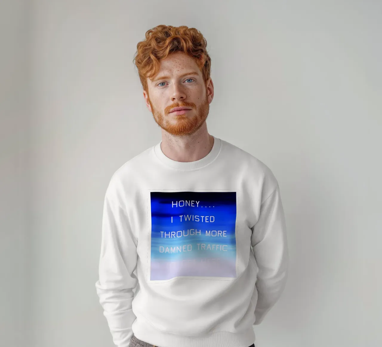 Honey…I Twisted Through More Damn Traffic To Get Here sweatshirt by Marcobarshop