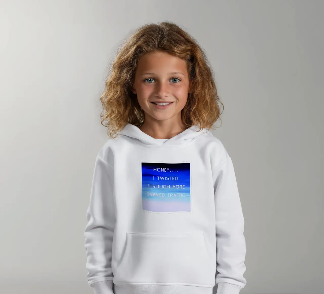 Honey…I Twisted Through More Damn Traffic To Get Here kids hoodie by Marcobarshop