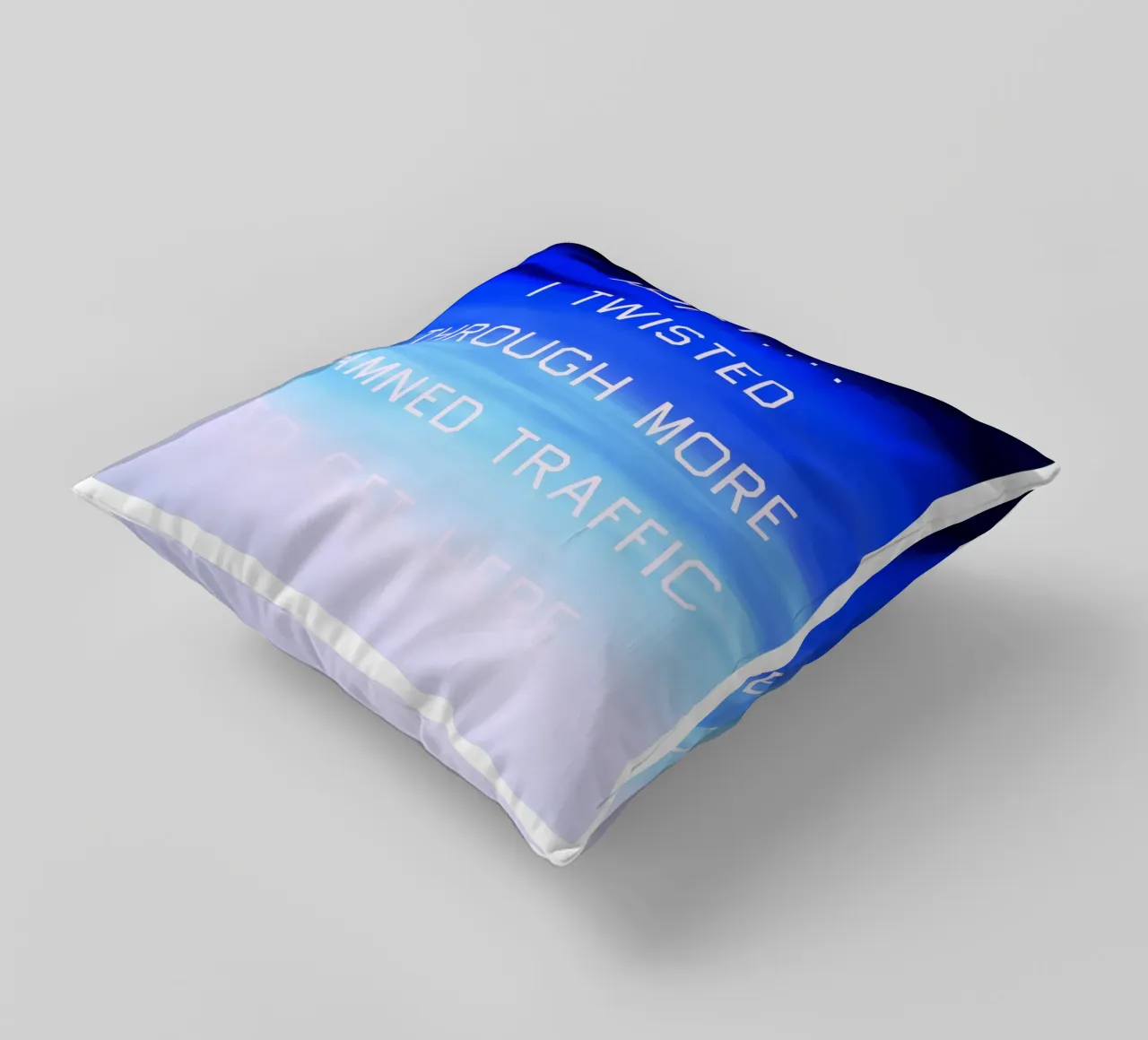 Honey…I Twisted Through More Damn Traffic To Get Here decorative cushion by Marcobarshop