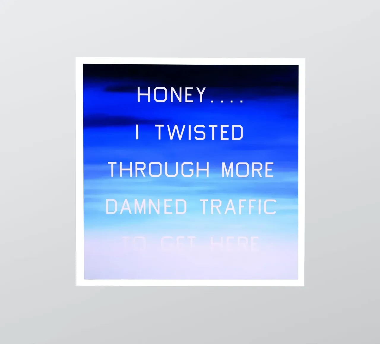 Honey…I Twisted Through More Damn Traffic To Get Here sticker by Marcobarshop