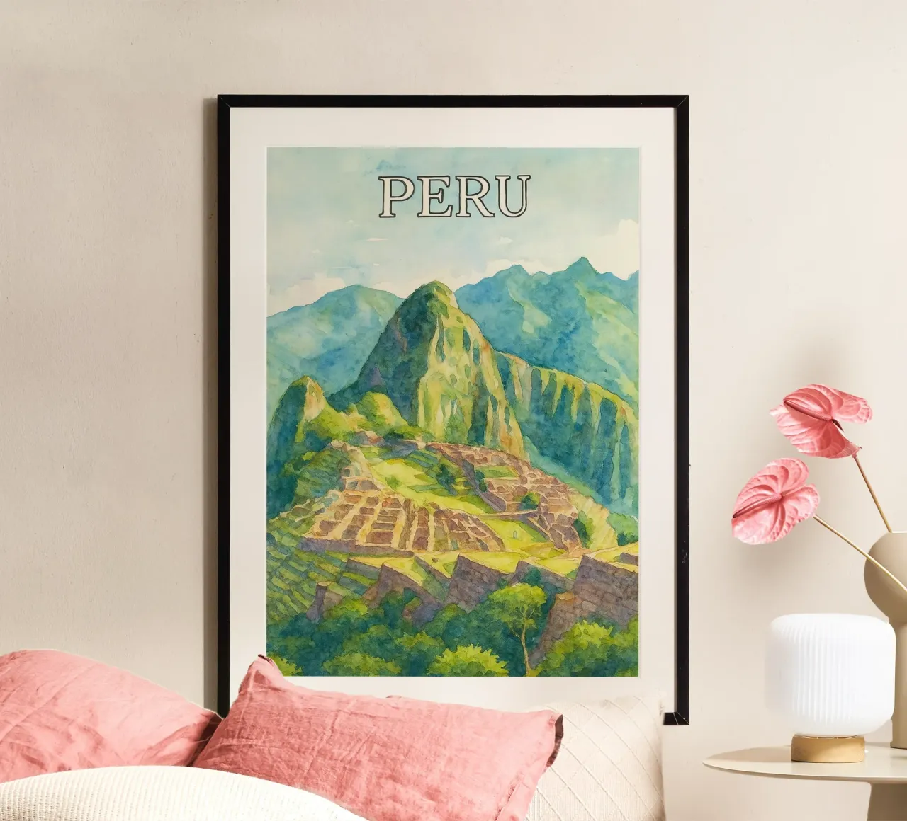 Perù dipingere l'immaginazione poster da Diamond