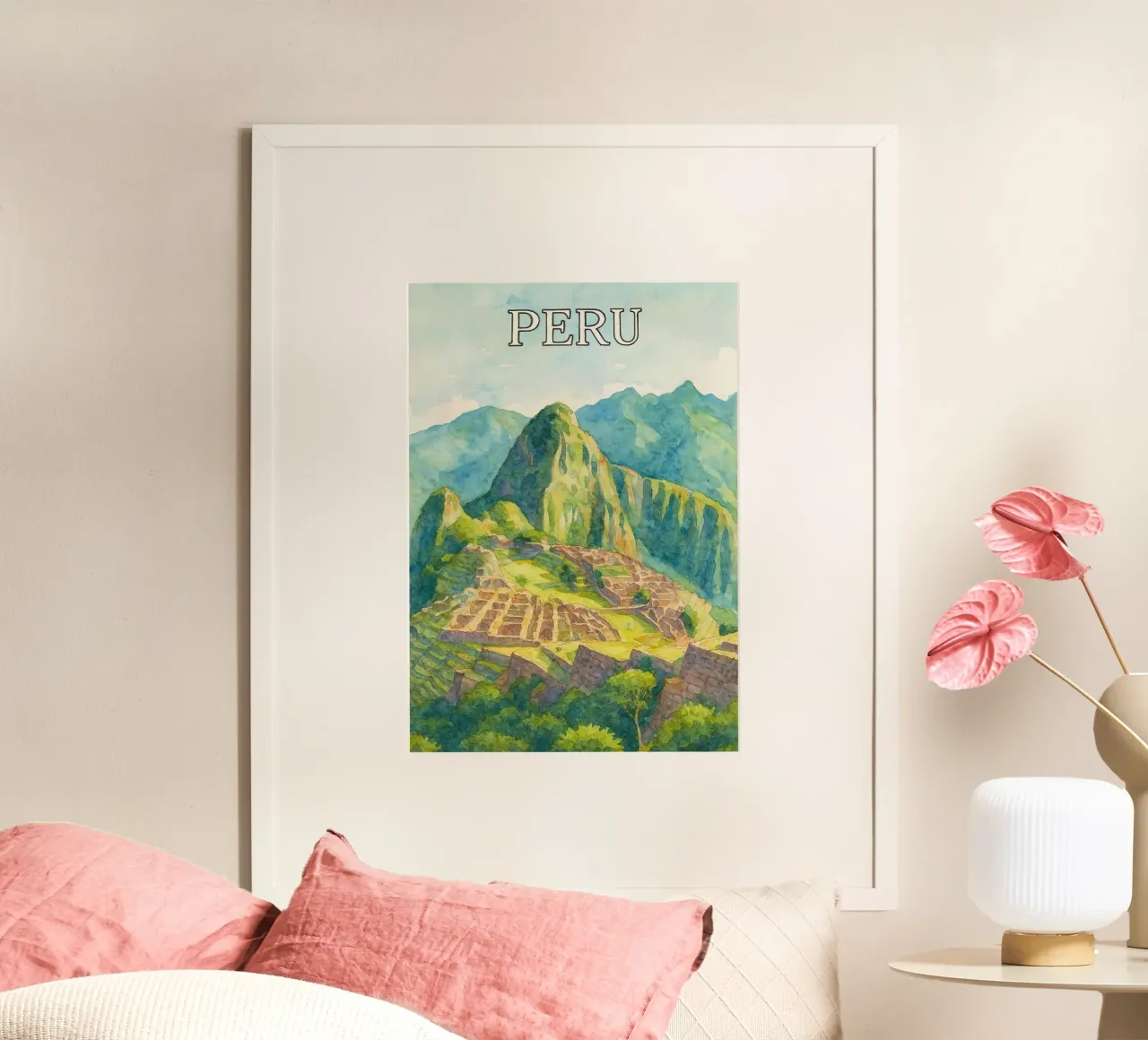Perù dipingere l'immaginazione poster da Diamond