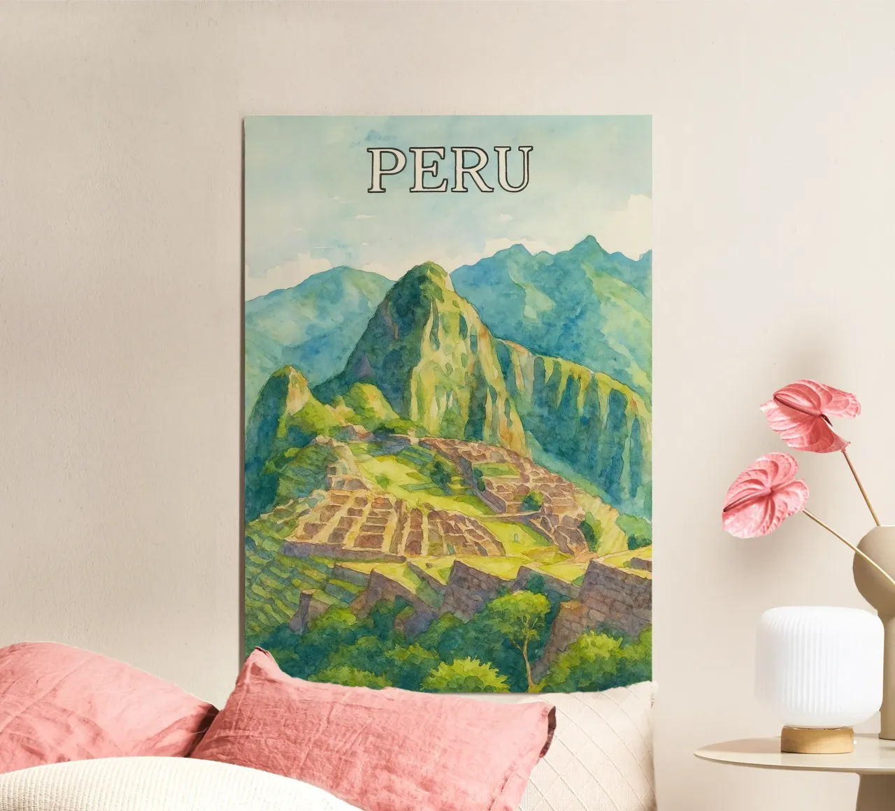 Perù dipingere l'immaginazione poster da Diamond